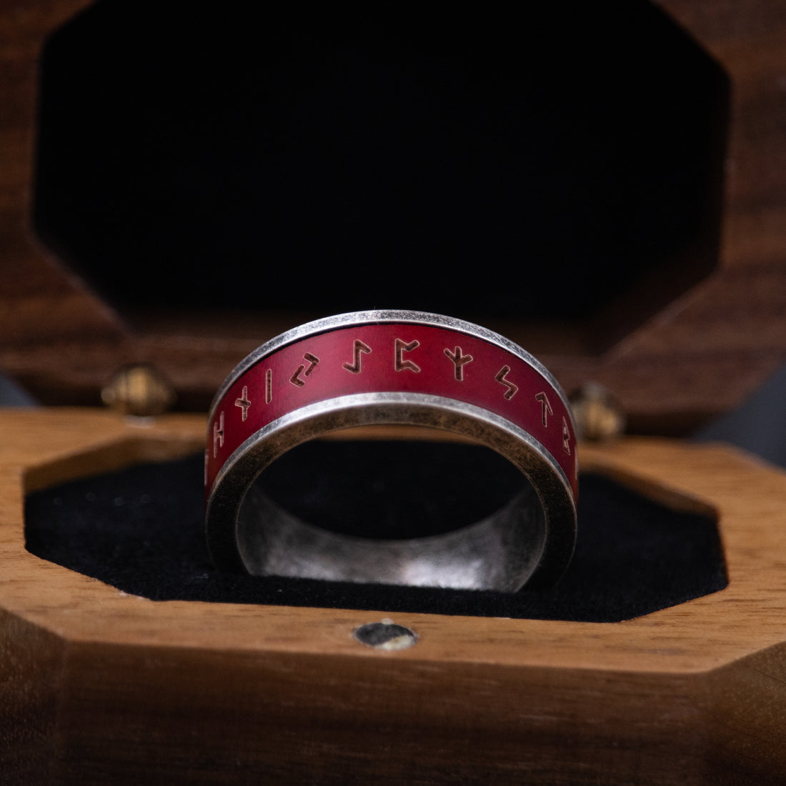 Norse Wooden Ring - Arvid