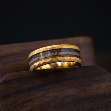 Wedding Ring - Gold & Whiskey